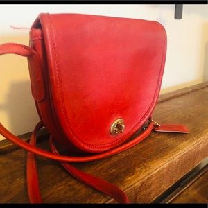 Red Vintage Coach Small Purse